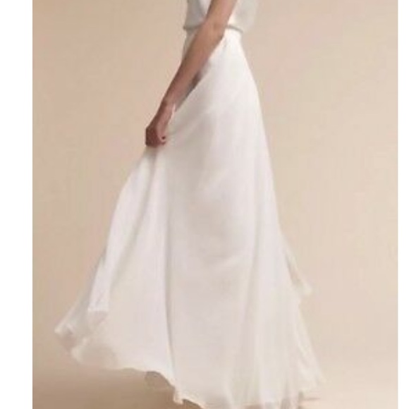 NEW $220 BHLDN Hamptons Skirt Bridal by Jenny Yoo Z403-1 - Picture 2 of 5